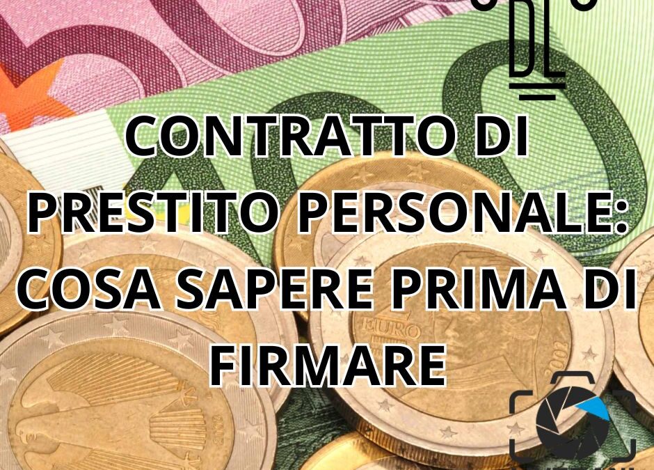contratto di prestito personale