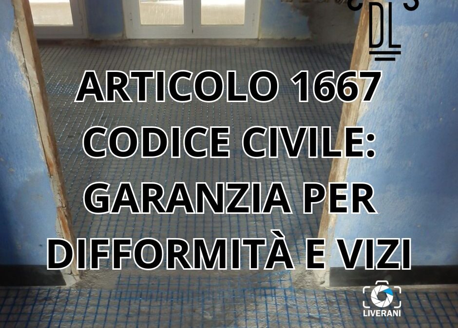 articolo 1667 codice civile